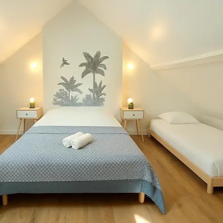 Maison 4 Chb Prox Mer, Golfs, Marais Salants, Balades بيت للعطل Guérande